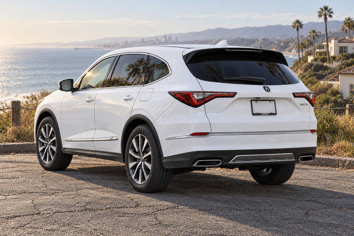2026 Acura MDX Technology — rear three-quarter view from the driver's side