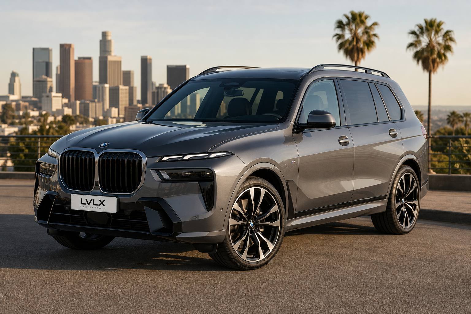 BMW X7 luxury SUV monthly rental Los Angeles