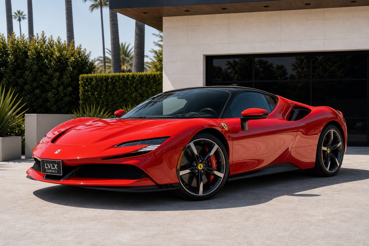 Ferrari SF90 monthly rental Los Angeles