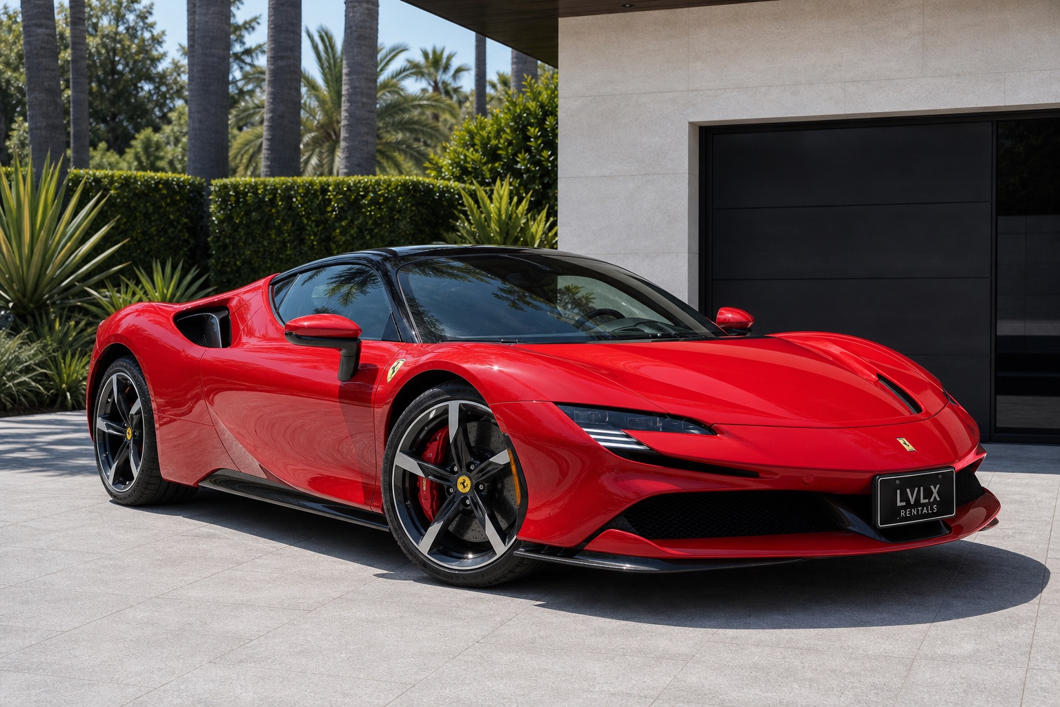 Ferrari SF90 monthly rental Los Angeles