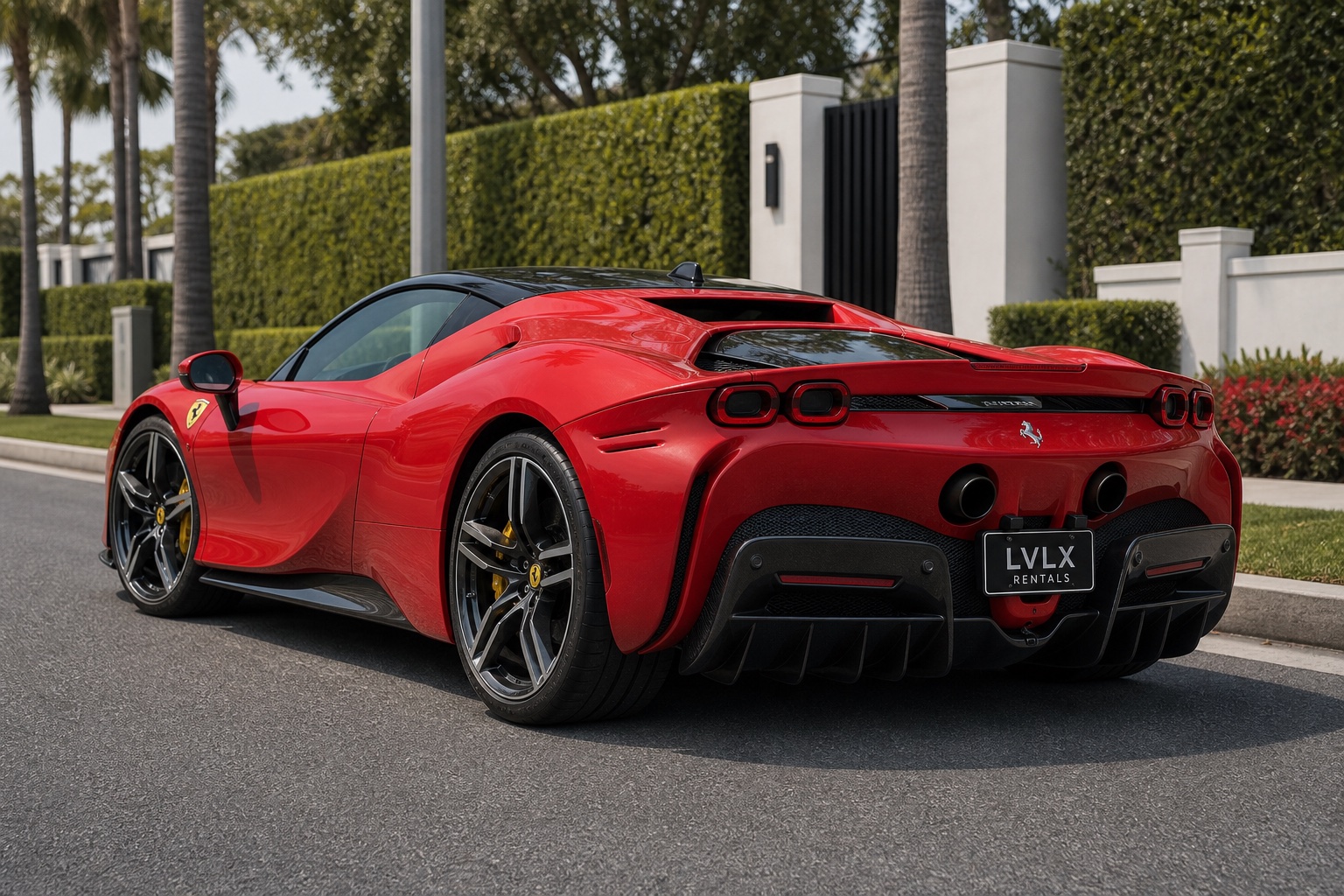 Ferrari SF90 monthly rental Los Angeles