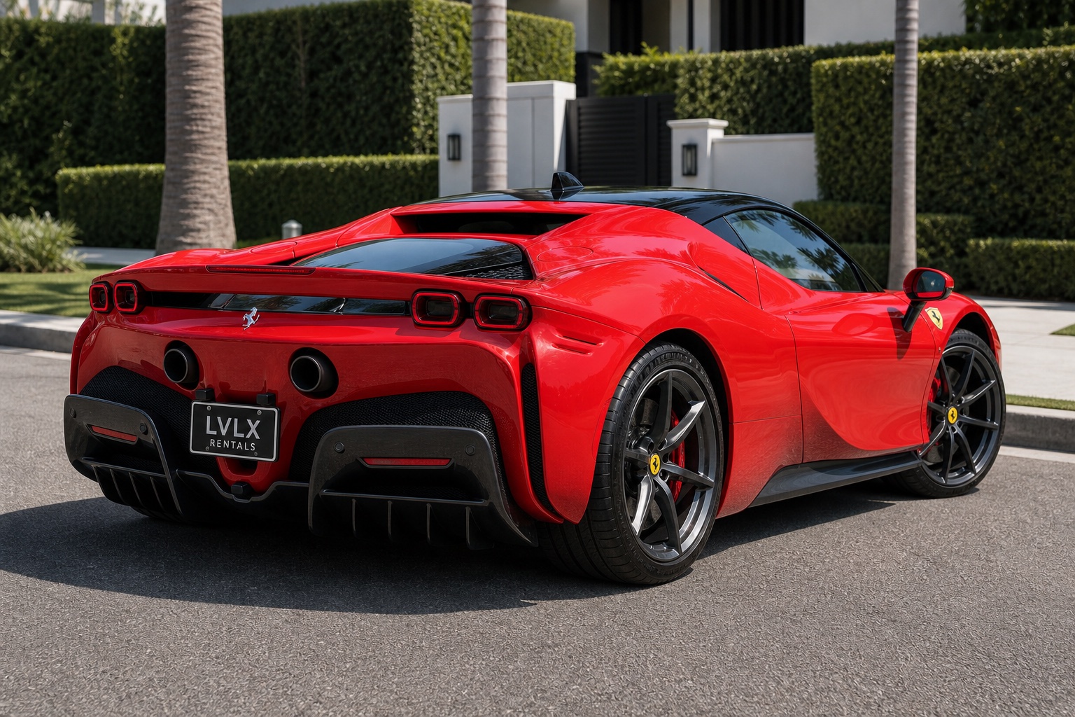 Ferrari SF90 monthly rental Los Angeles