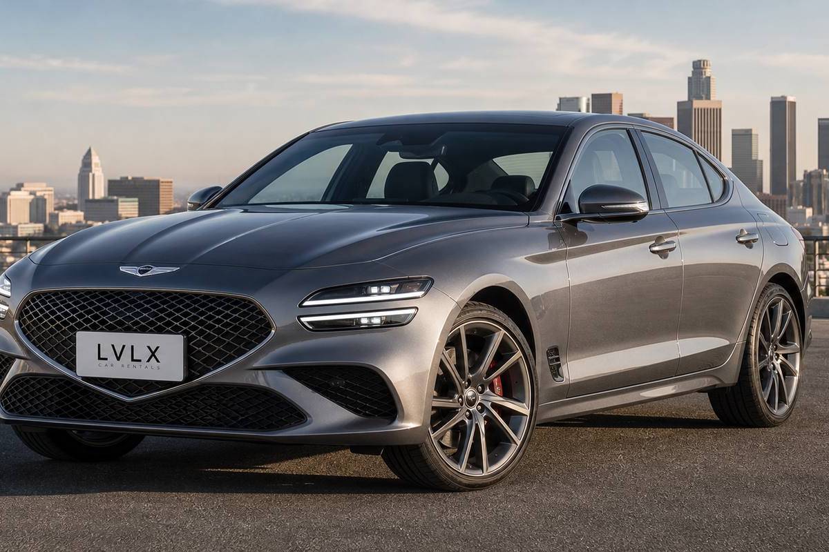 Genesis G70 monthly rental Los Angeles from $1,550/mo